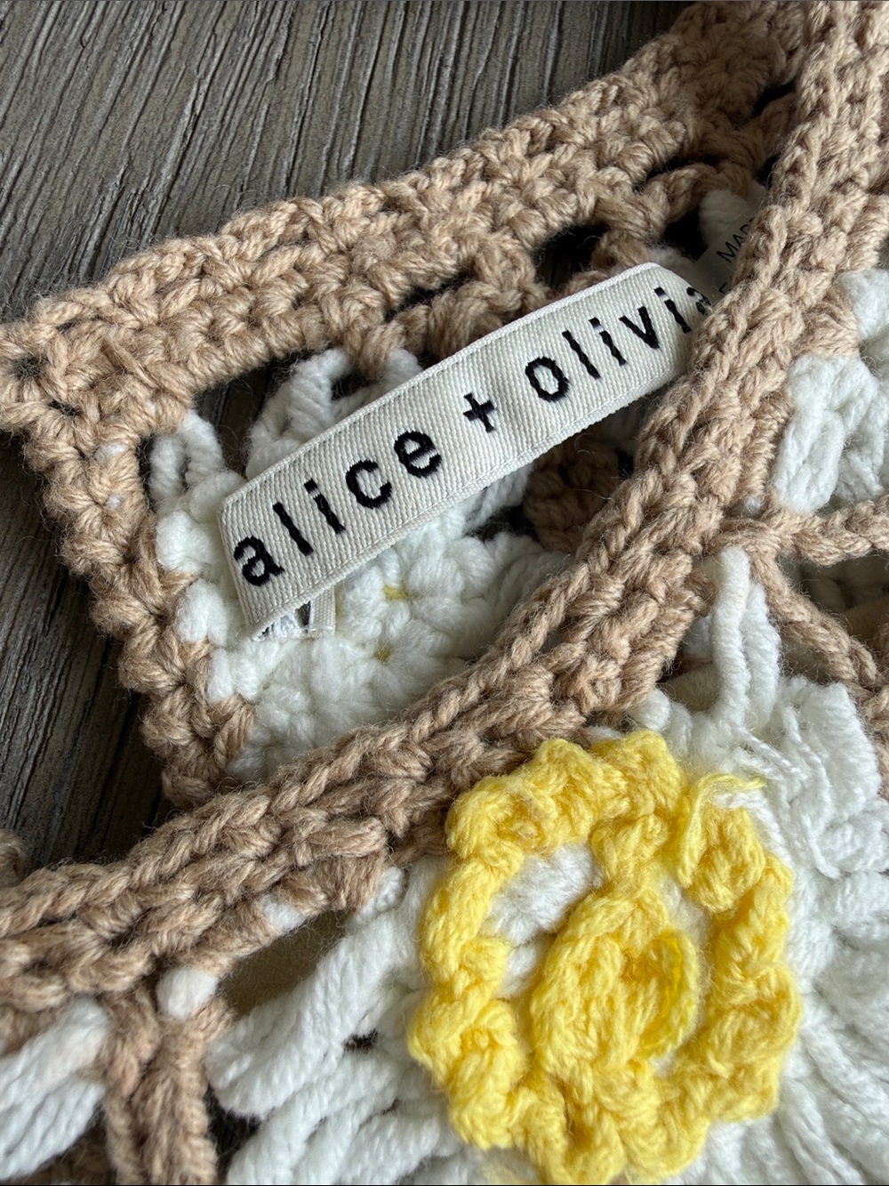 Alice + Olivia Crochet Daisy Tank - Picture 3 of 4